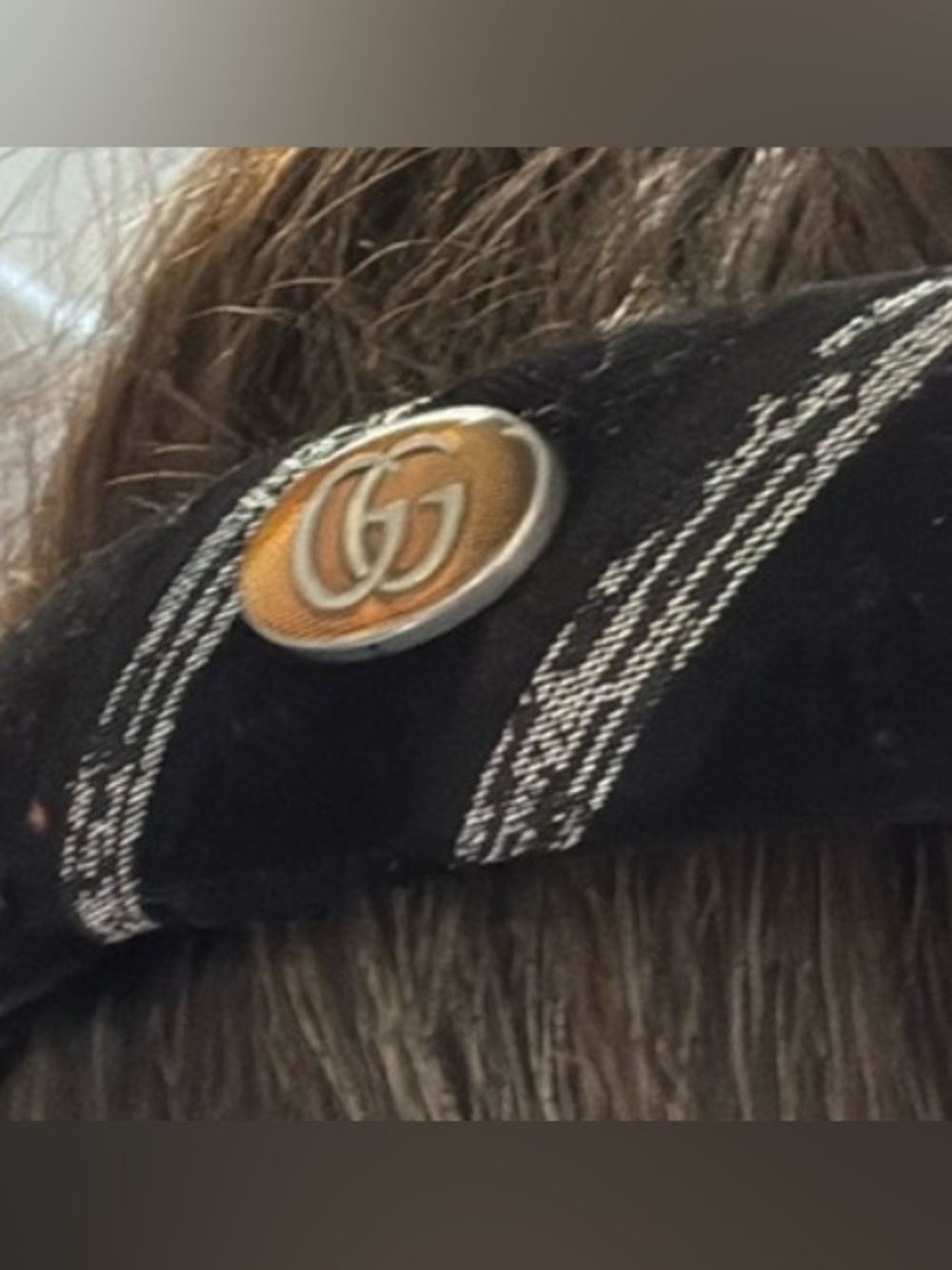 Headband up cycle Gucci charm - Picture 4 of 5